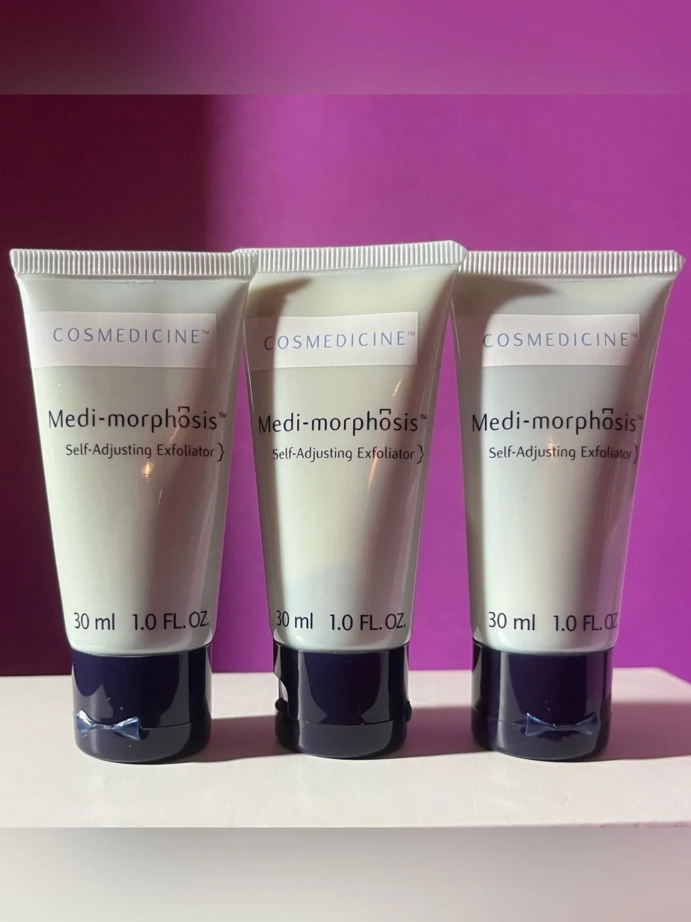 COSMEDICINE  Medi-morphosis  - Self-Adjusting Exfoliator 3/$18   1oz each